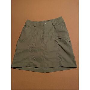 Duluth Trading Dry On The Fly Skort Skirt Women's Green Flex - Size 4